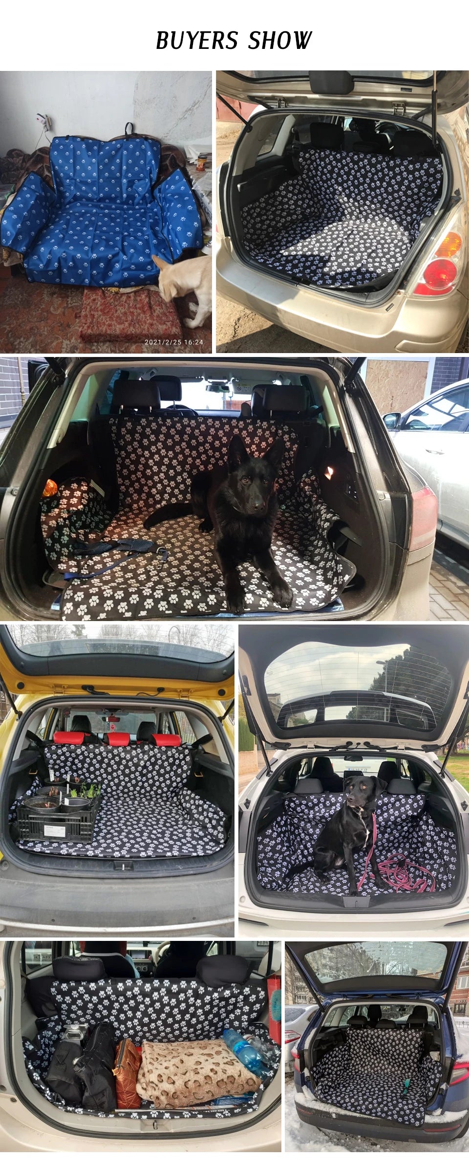 Dog Car Trunk Seat Cover